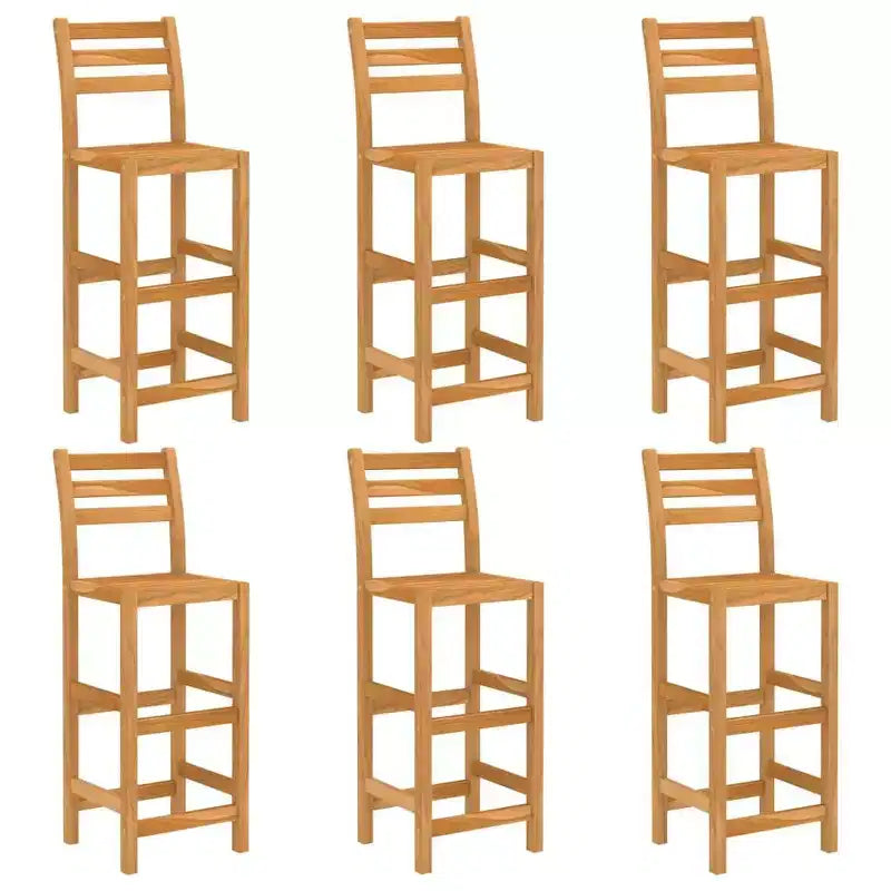 Set da bar da esterno vidaXL in legno naturale, legno massello di acacia, medio