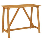 Set da bar da esterno vidaXL in legno naturale, legno massello di acacia, medio
