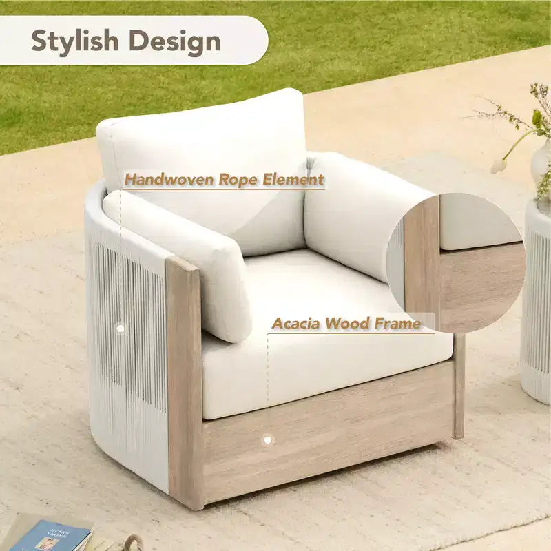 Spruce & Spring Outdoor-Gartenmöbel aus Holz für die Terrasse