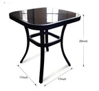 Ensemble de mobilier de patio en aluminium ALAULM pour 10 personnes, salon de jardin moderne en métal avec table brasero, fauteuils à bascule pivotants, canapé de patio et coussins de 5.1 pouces