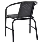 Set da salotto da giardino vidaXL con divani componibili da esterno e cuscini, rattan polimerico