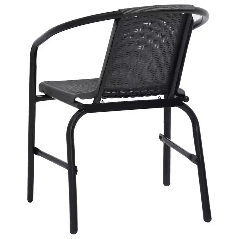 Set da salotto da giardino vidaXL con divani componibili da esterno e cuscini, rattan polimerico