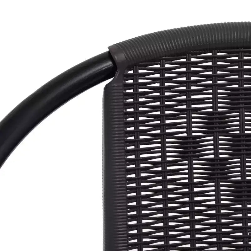 Set da salotto da giardino vidaXL con divani componibili da esterno e cuscini, rattan polimerico