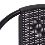 Set da salotto da giardino vidaXL con divani componibili da esterno e cuscini, rattan polimerico