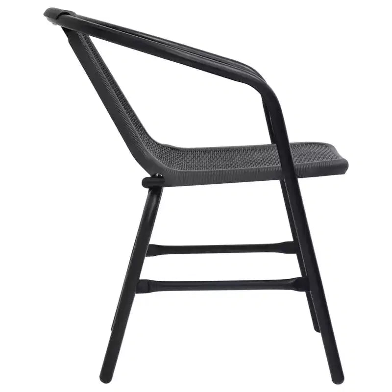 Set da salotto da giardino vidaXL con divani componibili da esterno e cuscini, rattan polimerico