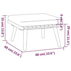 vidaXL Lounge-Set für die Terrasse, Sofagarnitur mit Kissen, massives Akazienholz