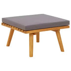 vidaXL Lounge-Set für die Terrasse, Sofagarnitur mit Kissen, massives Akazienholz