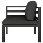 vidaXL Garten-Lounge-Set Anthrazit Aluminium Groß Modular