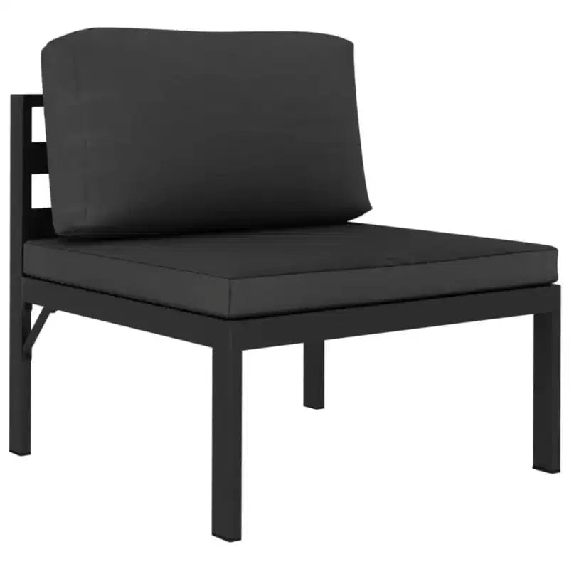 vidaXL Garten-Lounge-Set Anthrazit Aluminium Groß Modular