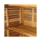 Set bar da giardino vidaXL, legno massello di acacia marrone, medio, con poggiapiedi