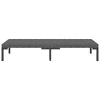 Ensemble de salon de jardin 14 pièces vidaXL avec canapé d’angle extérieur en polyrotin gris foncé et coussins pour jardin/terrasse/pont