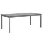 Set da pranzo da giardino vidaXL con tavolo e sedie, mobili in legno massello di acacia grigio