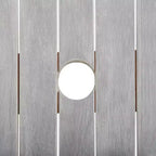 Set da pranzo da giardino vidaXL con tavolo e sedie, mobili in legno massello di acacia grigio