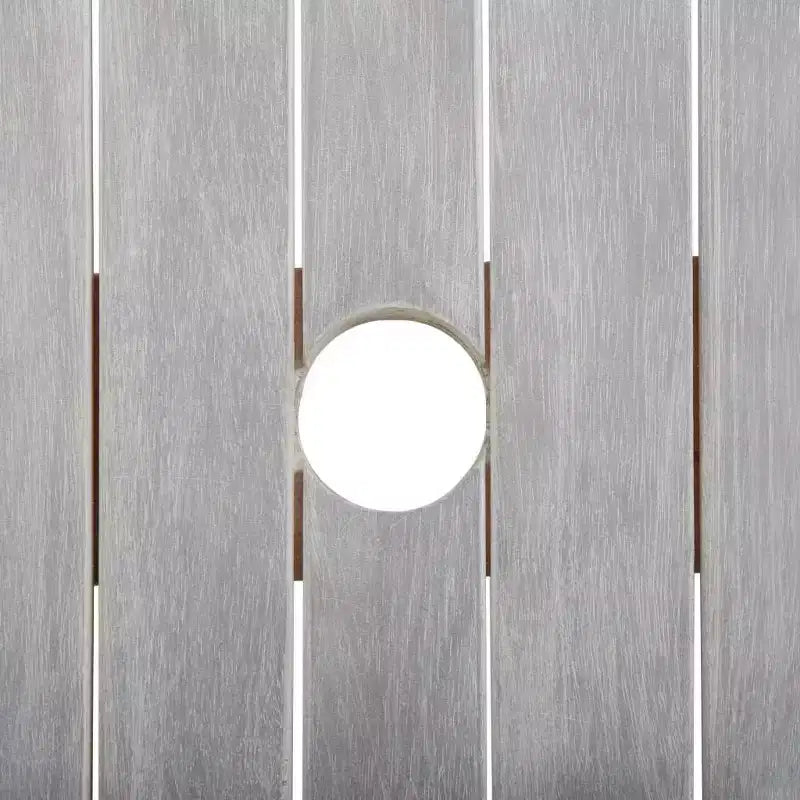 Set da pranzo da giardino vidaXL con tavolo e sedie, mobili in legno massello di acacia grigio