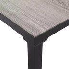 Ensemble de salon de jardin vidaXL pour terrasse, canapé pour jardin ou pelouse, polyrotin noir et gris, mobilier d’extérieur modulaire