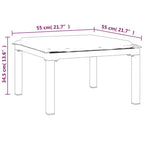 Ensemble de salon de jardin vidaXL pour terrasse, canapé pour jardin ou pelouse, polyrotin noir et gris, mobilier d’extérieur modulaire