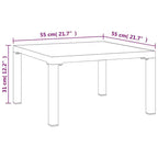 Ensemble de salon de jardin vidaXL pour terrasse, canapé pour jardin ou pelouse, polyrotin noir et gris, mobilier d’extérieur modulaire