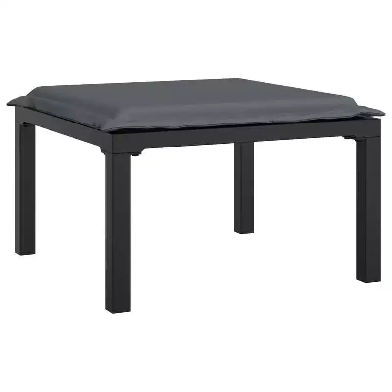 Ensemble de salon de jardin vidaXL pour terrasse, canapé pour jardin ou pelouse, polyrotin noir et gris, mobilier d’extérieur modulaire