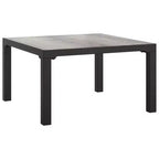 Ensemble de salon de jardin vidaXL pour terrasse, canapé pour jardin ou pelouse, polyrotin noir et gris, mobilier d’extérieur modulaire