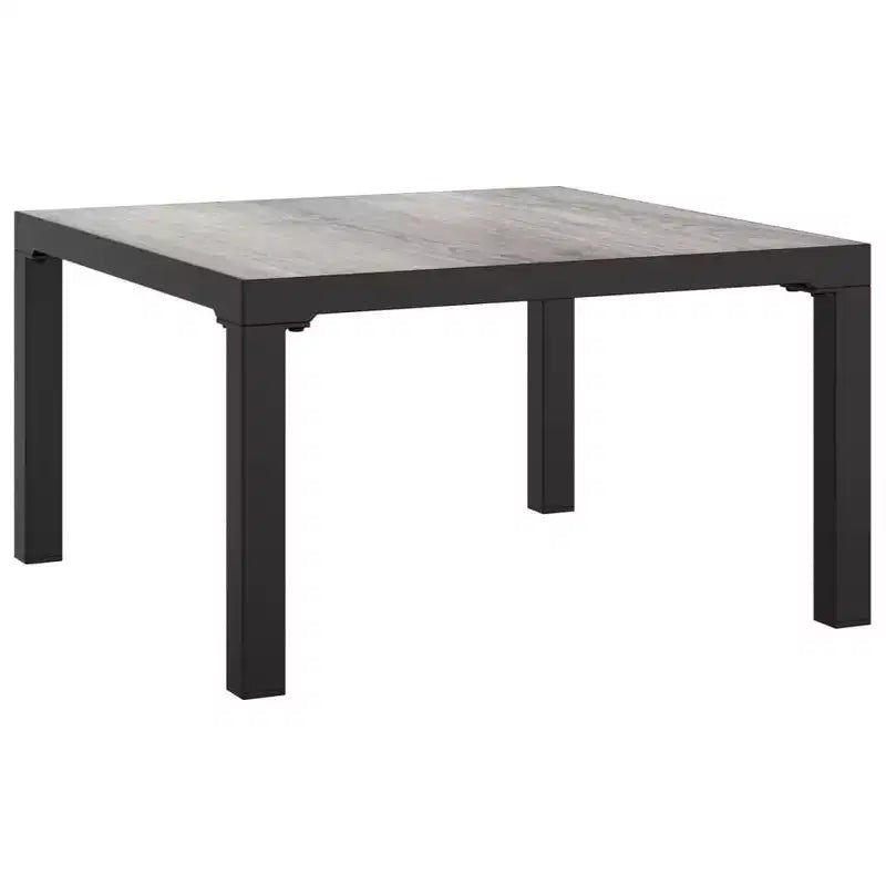Ensemble de salon de jardin vidaXL pour terrasse, canapé pour jardin ou pelouse, polyrotin noir et gris, mobilier d’extérieur modulaire