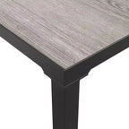 Ensemble de salon de jardin vidaXL, mobilier d’extérieur en polyrotin noir et gris