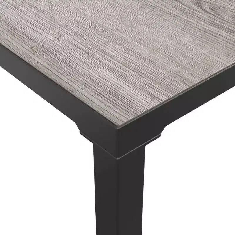 Ensemble de salon de jardin vidaXL, mobilier d’extérieur en polyrotin noir et gris