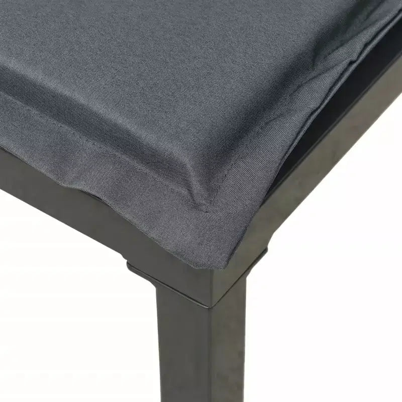 Ensemble de salon de jardin vidaXL, mobilier d’extérieur en polyrotin noir et gris