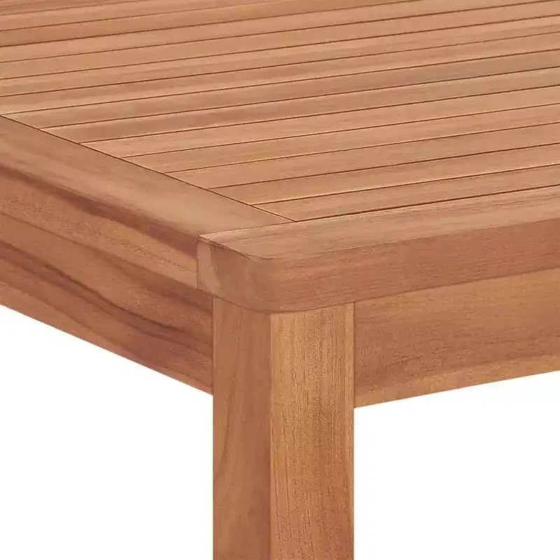 vidaXL Garten-Essgruppe aus natürlichem massivem Teakholz, groß und langlebig