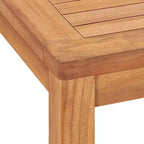 vidaXL Garten-Essgruppe aus fein geschliffenem Teak-Hartholz, mittelgroß