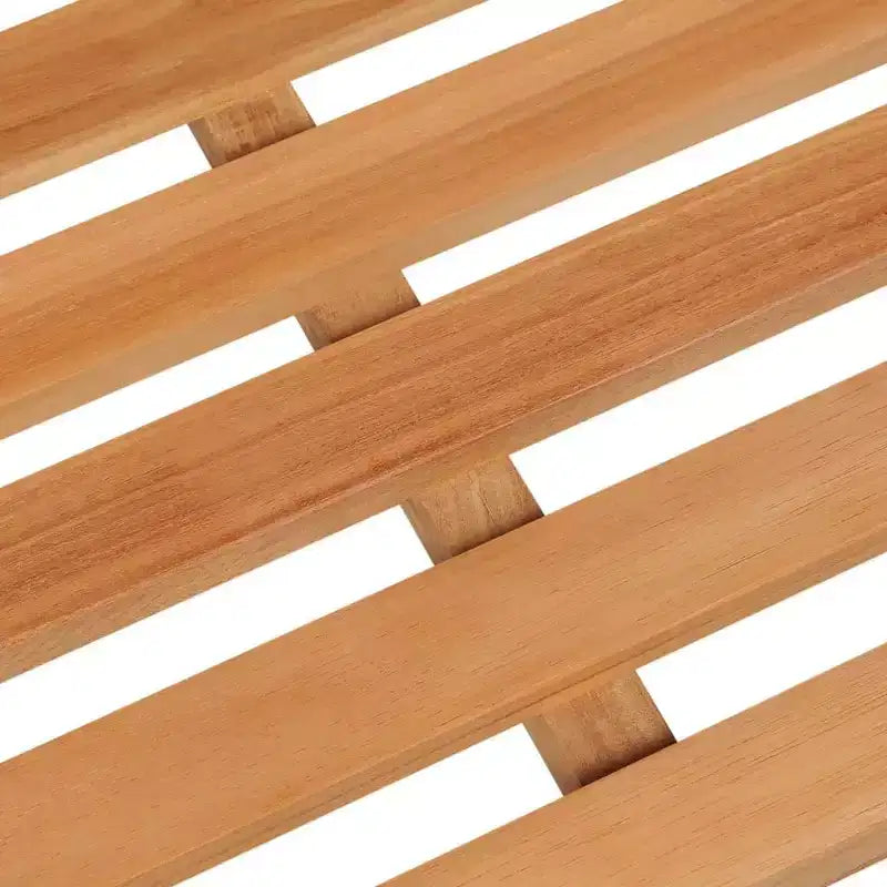 vidaXL Garten-Essgruppe aus fein geschliffenem Teak-Hartholz, mittelgroß