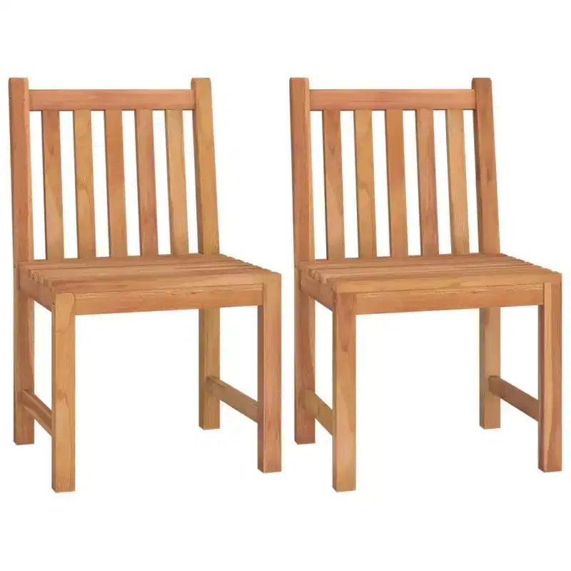 vidaXL Garten-Essgruppe aus fein geschliffenem Teak-Hartholz, mittelgroß