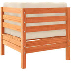 vidaXL Gartensofa-Set Wachsgrau und Creme