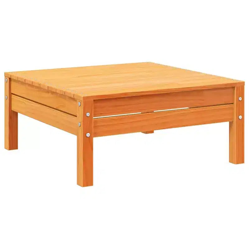vidaXL Set di divani da giardino, marrone cerato, legno massello di pino, tessuto Oxford, cotone PP