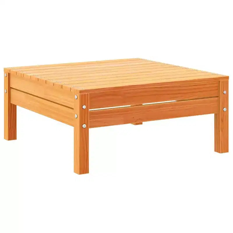 vidaXL Set di divani da giardino, marrone cerato, legno massello di pino, tessuto Oxford, cotone PP