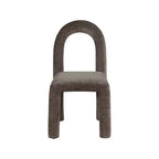 Chaise de salle à manger en tissu chenille Amari de Meridian Furniture, lot de 2
