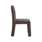Chaise de salle à manger en tissu chenille Amari de Meridian Furniture, lot de 2