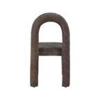 Chaise de salle à manger en tissu chenille Amari de Meridian Furniture, lot de 2