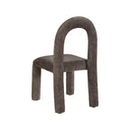 Chaise de salle à manger en tissu chenille Amari de Meridian Furniture, lot de 2