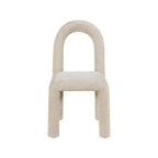 Chaise de salle à manger en tissu chenille Amari de Meridian Furniture, lot de 2