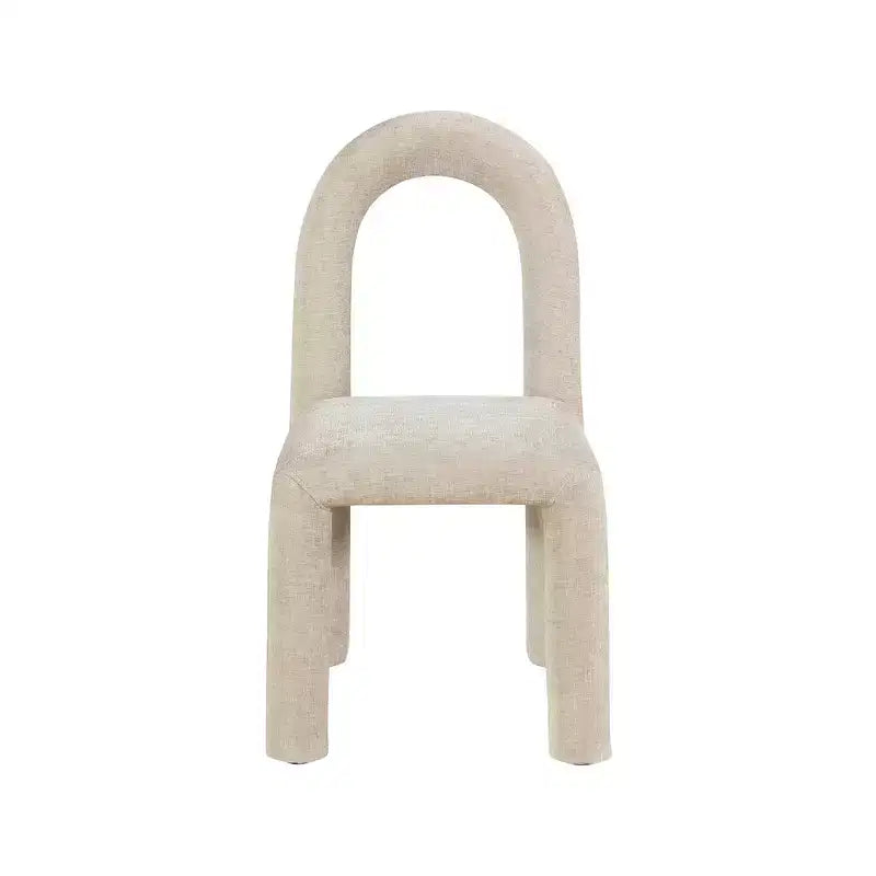 Chaise de salle à manger en tissu chenille Amari de Meridian Furniture, lot de 2