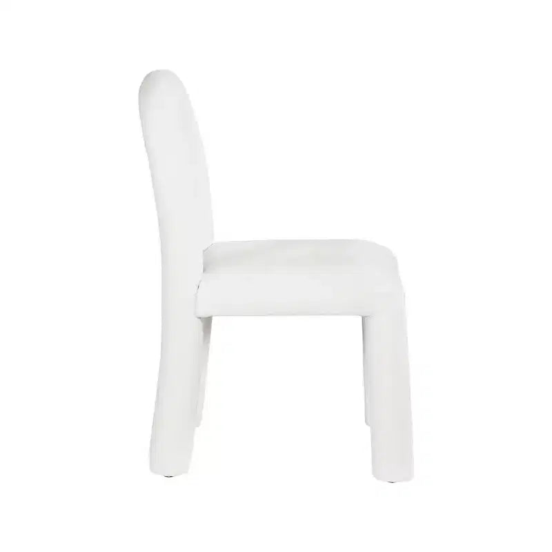 Chaise de salle à manger en tissu chenille Amari de Meridian Furniture, lot de 2