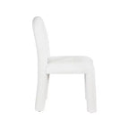 Chaise de salle à manger en tissu chenille Amari de Meridian Furniture, lot de 2