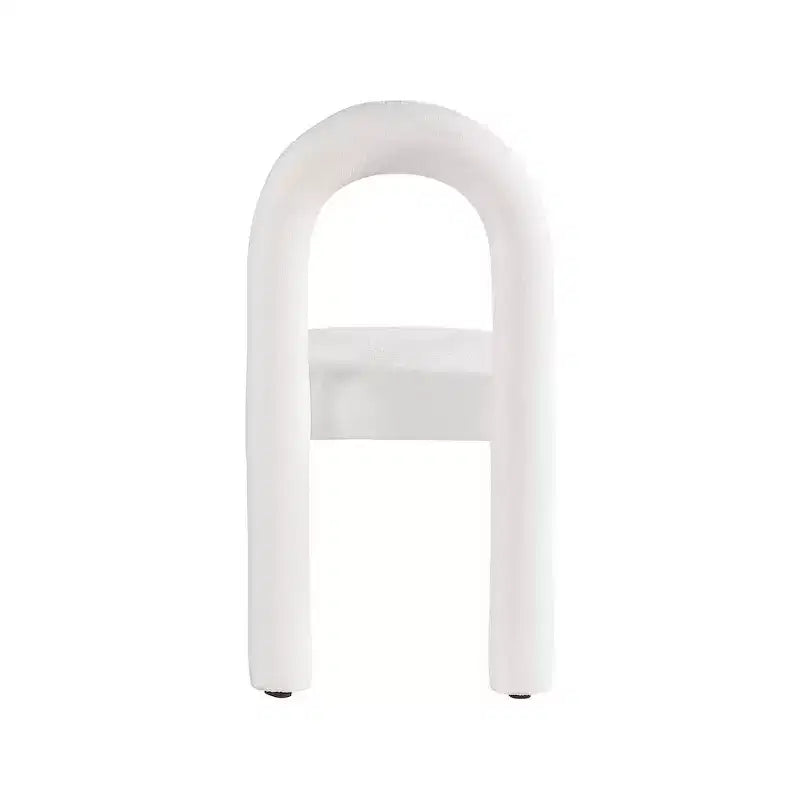 Chaise de salle à manger en tissu chenille Amari de Meridian Furniture, lot de 2