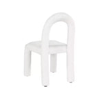 Chaise de salle à manger en tissu chenille Amari de Meridian Furniture, lot de 2
