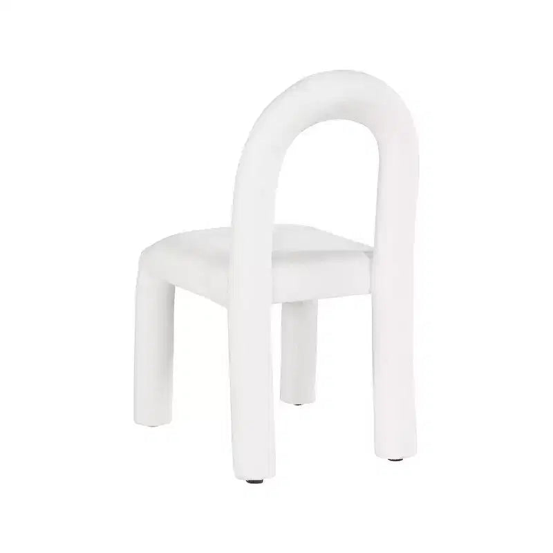 Chaise de salle à manger en tissu chenille Amari de Meridian Furniture, lot de 2