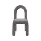 Chaise de salle à manger en tissu chenille Amari de Meridian Furniture, lot de 2