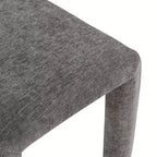 Chaise de salle à manger en tissu chenille Amari de Meridian Furniture, lot de 2