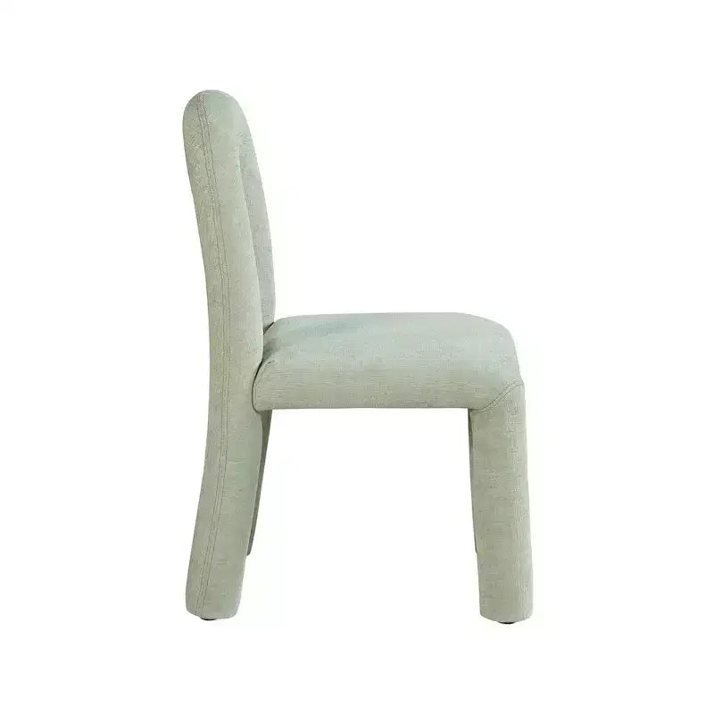 Chaise de salle à manger en tissu chenille Amari de Meridian Furniture, lot de 2