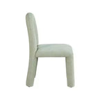 Chaise de salle à manger en tissu chenille Amari de Meridian Furniture, lot de 2
