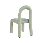 Chaise de salle à manger en tissu chenille Amari de Meridian Furniture, lot de 2